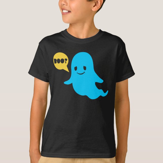 Camiseta Dulce Fantasma Boo de Halloween (Anverso)