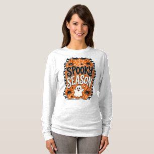 Camiseta Dulce Fantasma de Calabaza de Halloween
