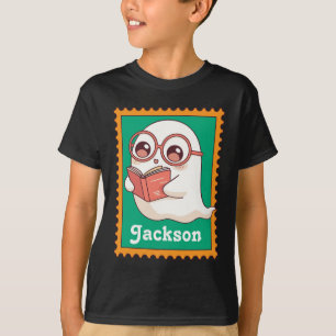 Camiseta Dulce fantasma de Halloween amante de los libros l