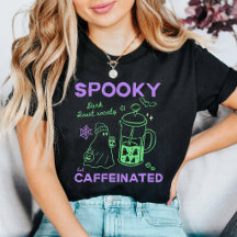 Dulce Fantasma de Halloween Amante del Café Verde