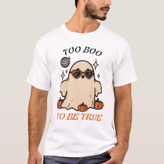 Camiseta Dulce Fantasma Disco Halloween