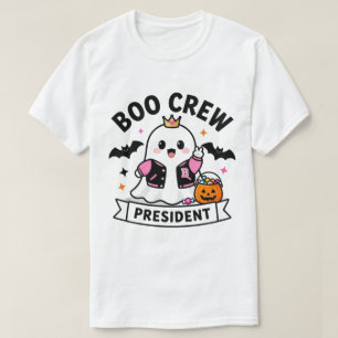 Camiseta Dulce fantasma Kawaii presidente del equipo Boo Ha