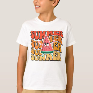 Camiseta Dulce Fiesta Retro Verano Sandía Groovy