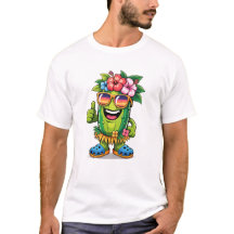 Dulce fiesta tropical de pickleball hawaiano
