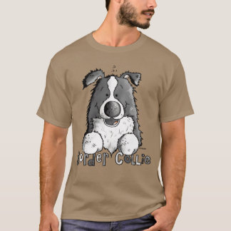 Camiseta Dulce Frontera Collie Dog Perros amigos