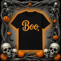 Dulce guión "Boo" con telaraña de Halloween