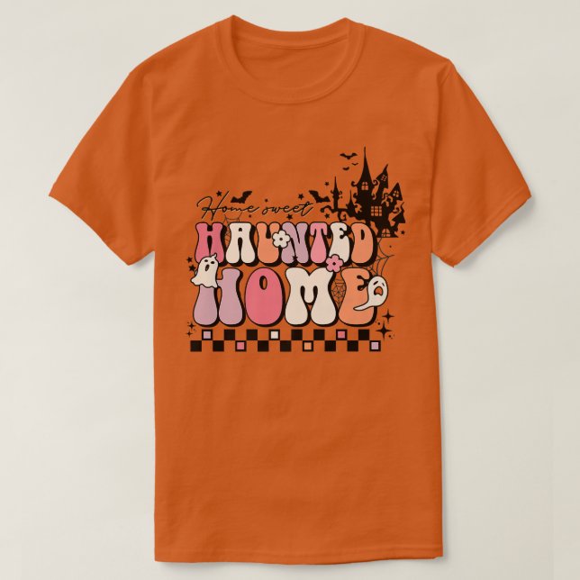 Camiseta Dulce hogar atormentado y espeluznante temporada d (Diseño del anverso)