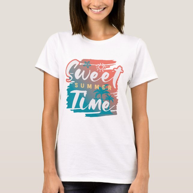 Camiseta Dulce hora de verano (Anverso)