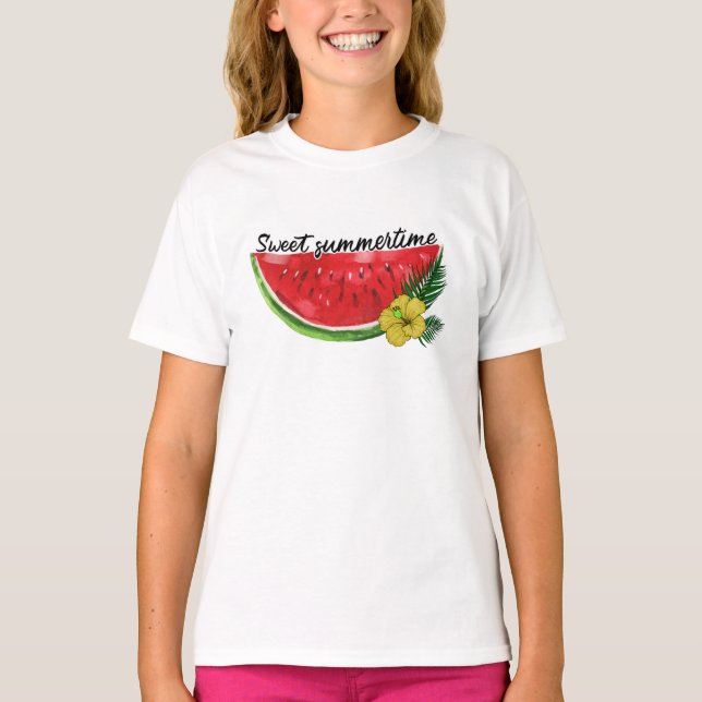 Camiseta Dulce hora de verano | sandía acuática (Anverso)