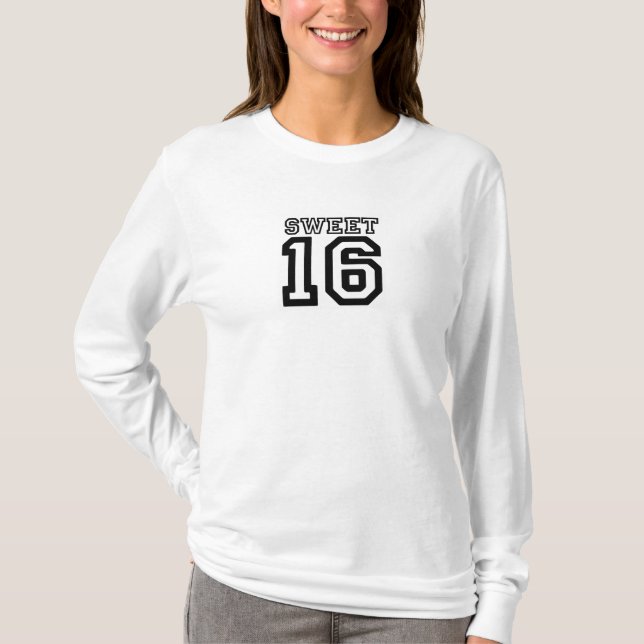 Camiseta Dulce inspirado atlético 16 (Anverso)