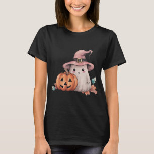 Camiseta Dulce Jack-O' Lantern Fantasma Deja Halloween Negr