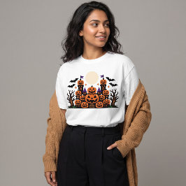 Camiseta Dulce Jack O'Lantern Castillo Embrujado Halloween