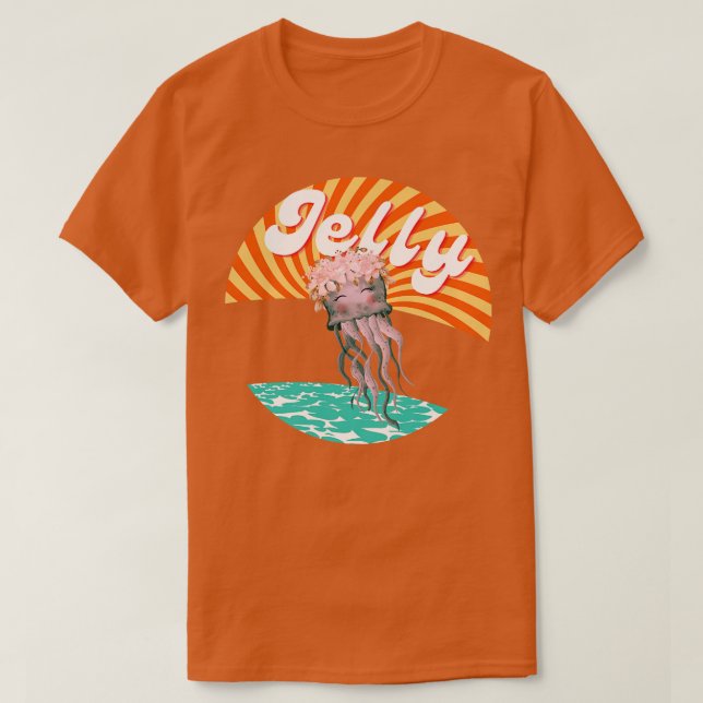 Camiseta Dulce Jelly Mauve Stinger Jellyfish Design Gift Id (Diseño del anverso)
