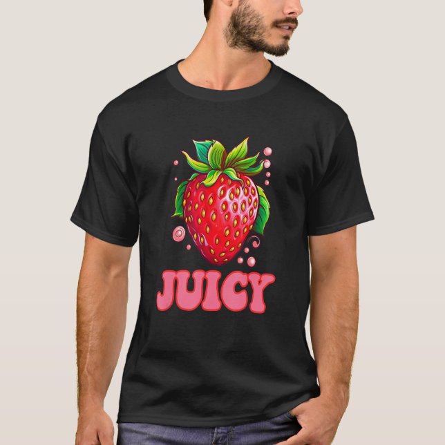 Camiseta Dulce Juicy Fresa Chiste Pun (Anverso)