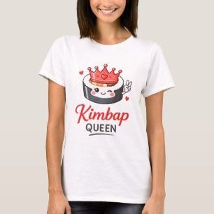 Camiseta Dulce Kawaii Kimbap Comida Coreana Dicho Divertido