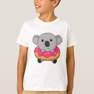 Camiseta Dulce Koala Koalas Loaf Donut Sprinkles Pink