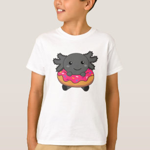 Camiseta Dulce Ley de Vándalos de Axolotl Donut Pink