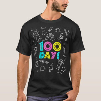 Camiseta Dulce Maestro Estudiante 100º Día Feliz 100 Días D