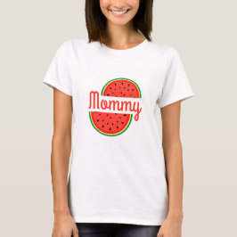 Camiseta Dulce Mamá de Sandía de Verano Fiesta para el Bebe