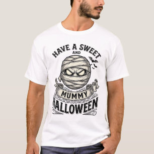 Camiseta Dulce Mamá Diseño de Vector Vintage de Halloween_1