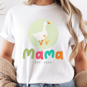 Camiseta Dulce Mamá Gansa Neutral Baby Shower