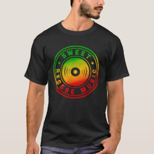 Camiseta Dulce Música Reggae Colores Rasta Agradable Reggae