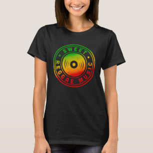 Camiseta Dulce Música Reggae Colores Rasta Agradable Reggae