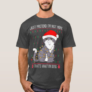 Camiseta Dulce Navidades feos con gato sarcástico