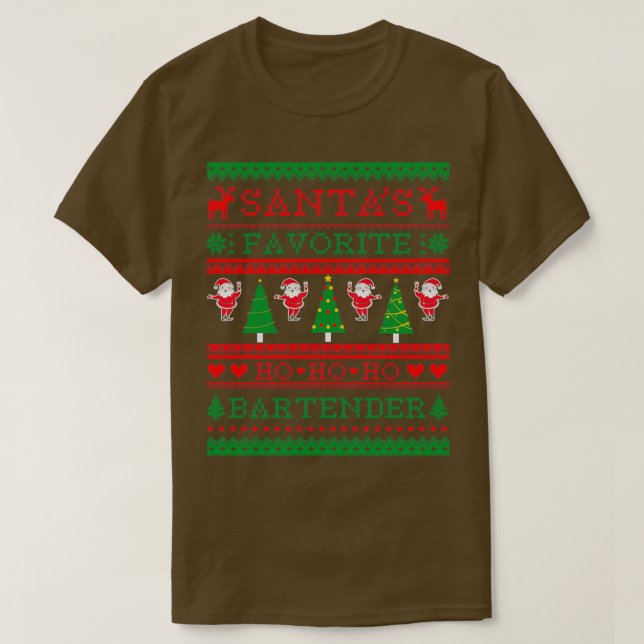 Camiseta Dulce Navidades feos favoritos de Santax27 (Diseño del anverso)