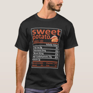 Camiseta Dulce nutrición de la patata de la familia coincid