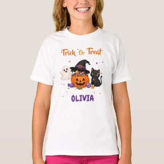 Camiseta Dulce o Truco Favor de Fiesta de Halloween Regalo