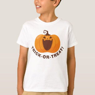 Camiseta Dulce o truco Naranja de Halloween lindo Funny