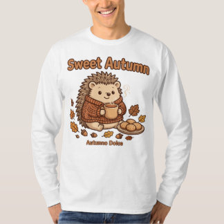 Camiseta Dulce Otoño Rizado Querido