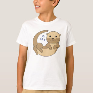 Camiseta Dulce Otter Nade En El Agua Funny Otter