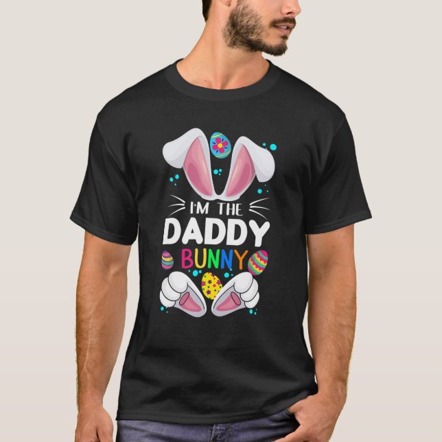 Camiseta Dulce Papá Noel Bunny de Pascua Soy El Papi Bunny  (Anverso)