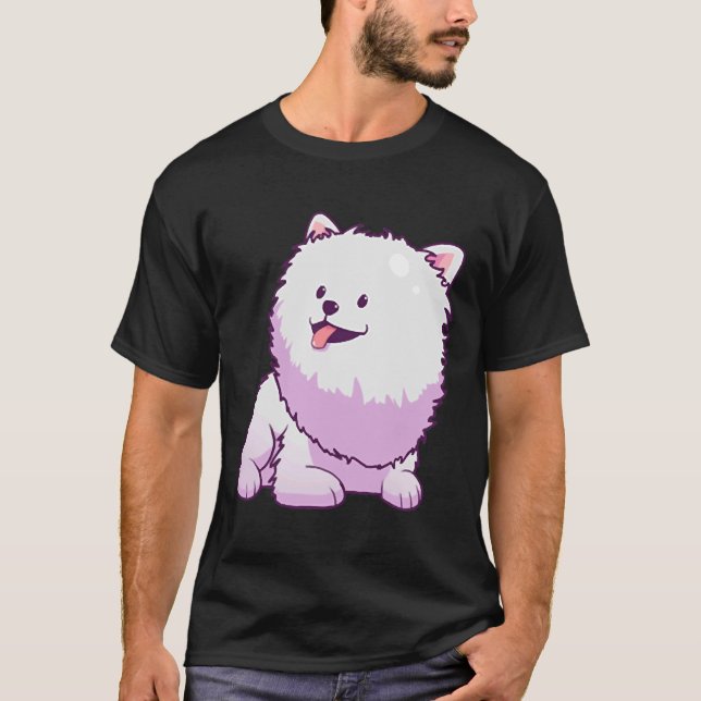 Camiseta Dulce papilla rosa panomeránica (Anverso)