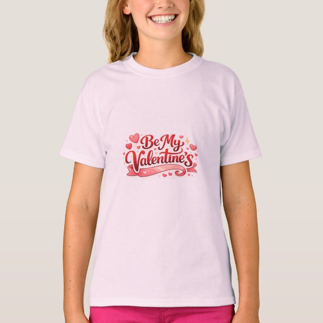 Camiseta dulce para el día de San Valentín – Sé mi (Anverso)