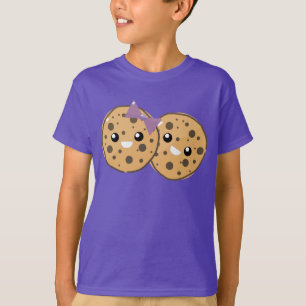 Camiseta Dulce Pareja de Galletas con Chips de Chocolate Ka