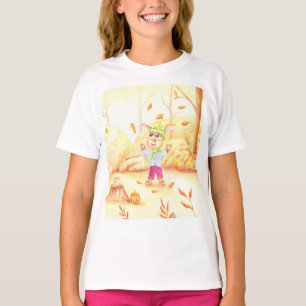 Camiseta Dulce paseo otoñal por el bosque