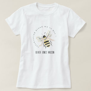 Camiseta Dulce Pastel Abuela a Abeja Neutral Festejo de Beb
