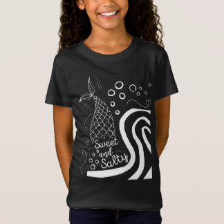 Camiseta Dulce Pequeña Sirena Cuta Cita De Sirena