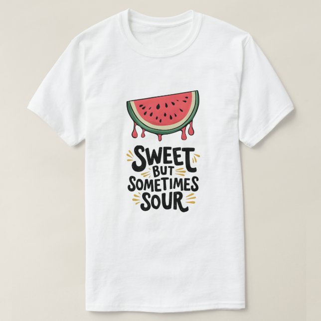 Camiseta Dulce Pero A Veces Aguja Aguda (Diseño del anverso)