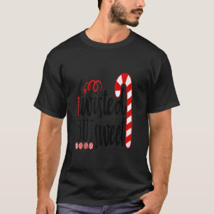 Camiseta Dulce pero dulce Navidad gracioso Candy Cane Shirt