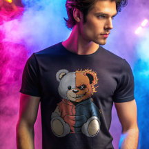 Dulce pero espeluznante Teddy Bear de doble cara H