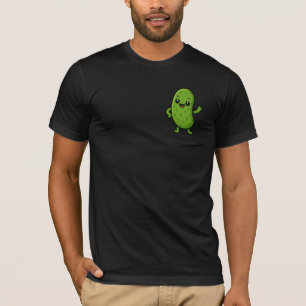Camiseta Dulce Pickle Feliz Kawaii Cartoon - Personalizable