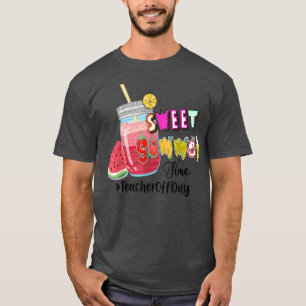 Camiseta Dulce profesor de verano fuera de servicio