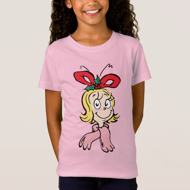 Camiseta Dulce retrato de Cindy Lou Who (Anverso)