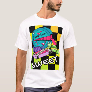 Camiseta Dulce Retro Como Caramelo