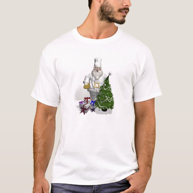 Camiseta Dulce Santa Claus Chef (Anverso)