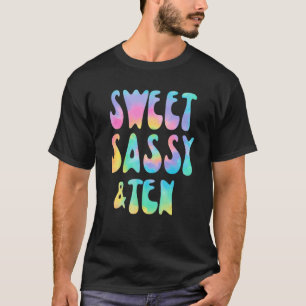 Camiseta Dulce Sassy y Diez Tie Dye Diez Años Diez Años
